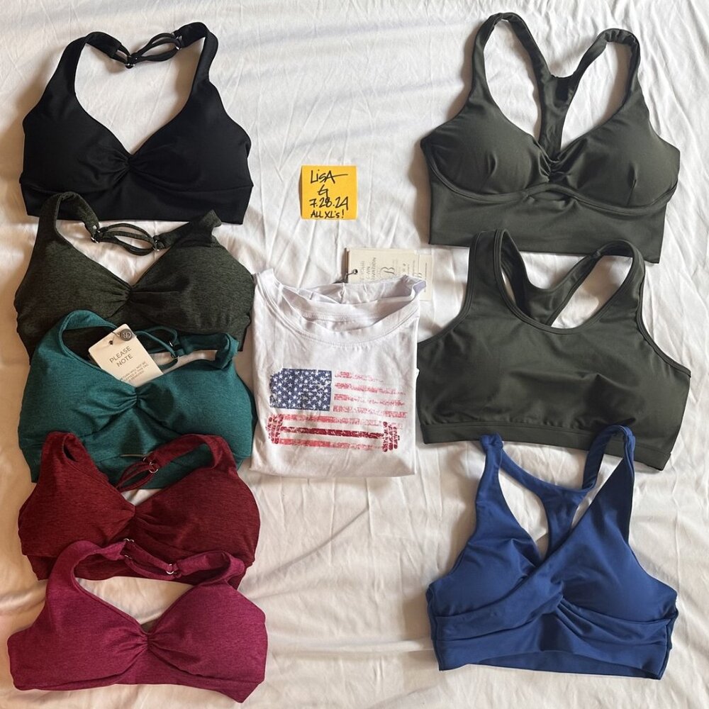 Bombshell Sportswear - Sports Bras - Lot of 14!  NWTs or Worn 1x - $975 Value!!!